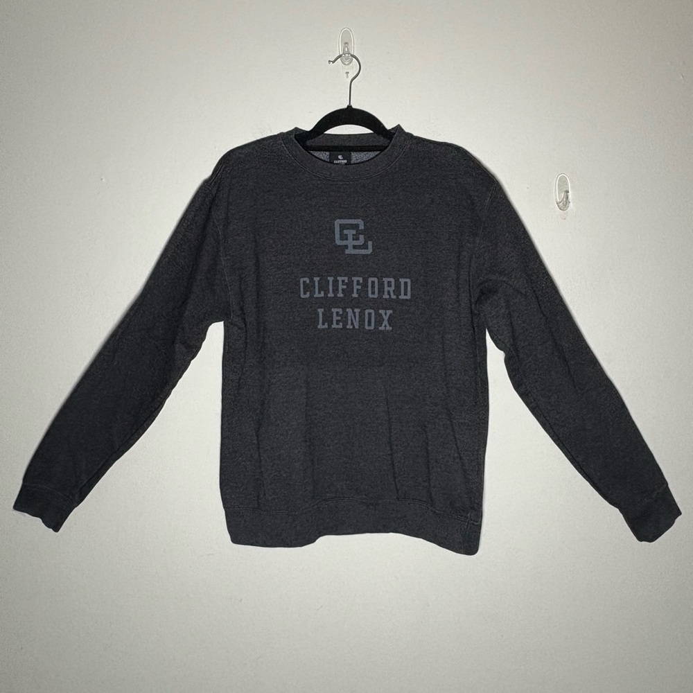 Clifford Lenox Men's Charcoal Crewneck Sweatshirt Size M